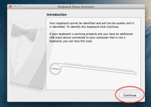 Mac OSX Keyboard Setup Assistant