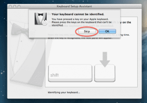 Skip Mac Keyboard Identification